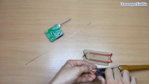 Как сделать тонкое двойное жало на паяльнике из проволоки для быстрой пайки SMD компонентов, детале
