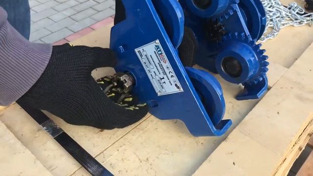 Тележка передвижения тали с приводной цепью (Каретка. Кошка) смотреть онлайн