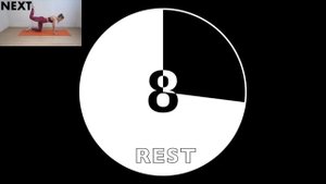 Тренировка на ягодицы при больных коленях без прыжков, приседаний и выпадов | Фитнес дома