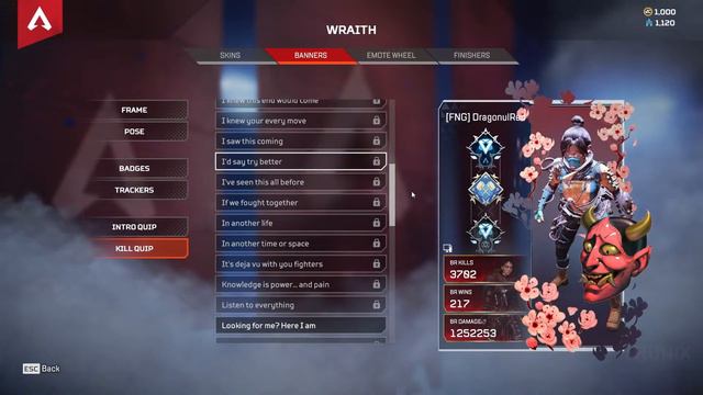 Apex Legends - Wraith - Japanese Voice Lines Intro & Kill Quip [PC 1080p HD] смотреть онлайн