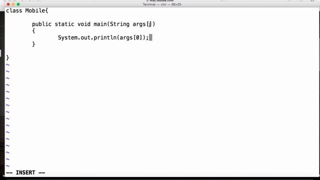 Command Line Arguments in Java