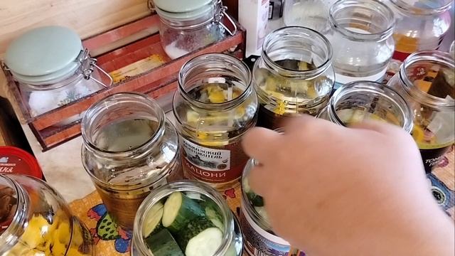 Помидоры, огурцы в томатном соке на зиму - по рецепту мамочки. #помидор #огурцы #томатныйсок