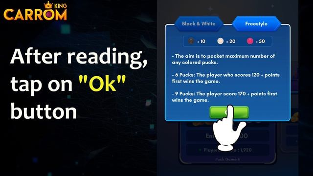 How to Create Room in Carrom King смотреть онлайн