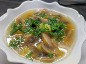 Суп с шампиньонами, готовим грибной суп без обжарки, на много вкуснее и полезнее, чем с обжаркой