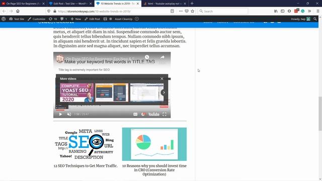 Youtube Autoplay Embed: Works on Mobile Devices (IOS & Android)