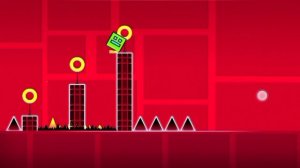 Прошёл 4 уровень в игре Geometry Dash Lite.