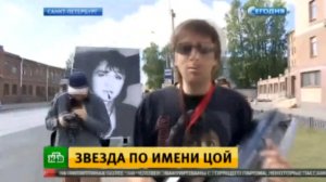 Сергей Елгазин в сюжете НТВ про марш Цоя