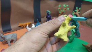 лепим. подготовка к сказке. три поросёнка. третий поросёнок