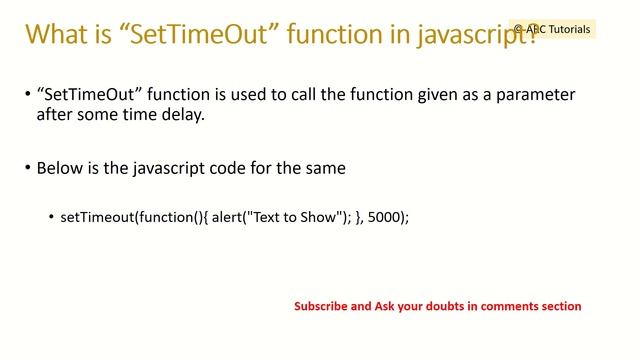 Javascript Interview Questions and Answers - Part 1 | javascript interview questions experienced