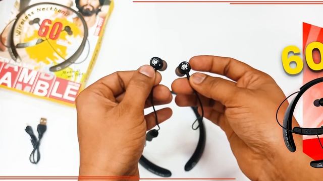 U&i 60 Hours Battery Back Up Bluetooth Neckband - Gamble Series Bluetooth Headset with Mic 2997. смотреть онлайн