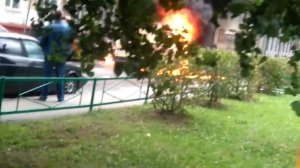 Очевидец снял видео с места нападения на инкассаторов в Москве