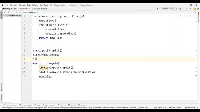 Transpose Matrix смотреть онлайн