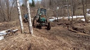 ЮМЗ спасает МТЗ-82. Или это Т-40?