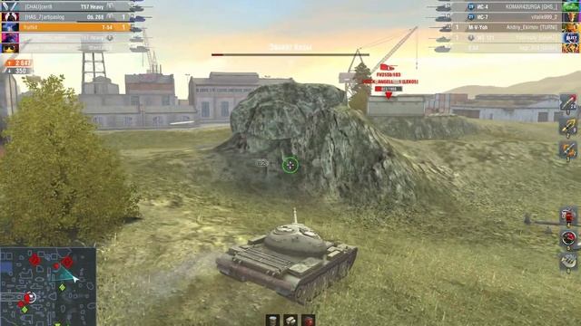 ✭ Т-54 | МАСТЕР | 4513 УРОНА | КАРТА ВОСТОЧНАЯ ГАВАНЬ