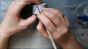 МК Барабан из картона для ватной игрушки (миниатюра)