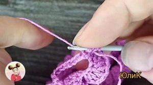 соединение нити без узла при вязании крючком