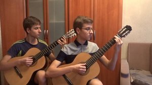 КОНЬ  ( ВЫЙДУ НОЧЬЮ В ПОЛЕ С КОНЕМ ...)  ЛЮБЭ.  ГИТАРА ДУЭТ