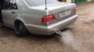 Прямоточный выхлоп Mercedes-Benz w 140