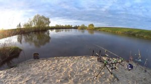 Букреевский пруд. Весенняя разведка на карпа