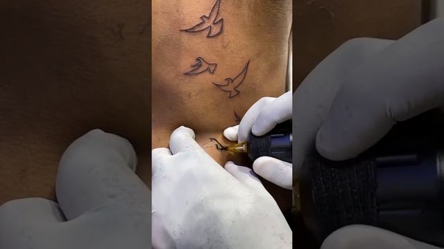 7 Flying bird tattoo kaisa laga