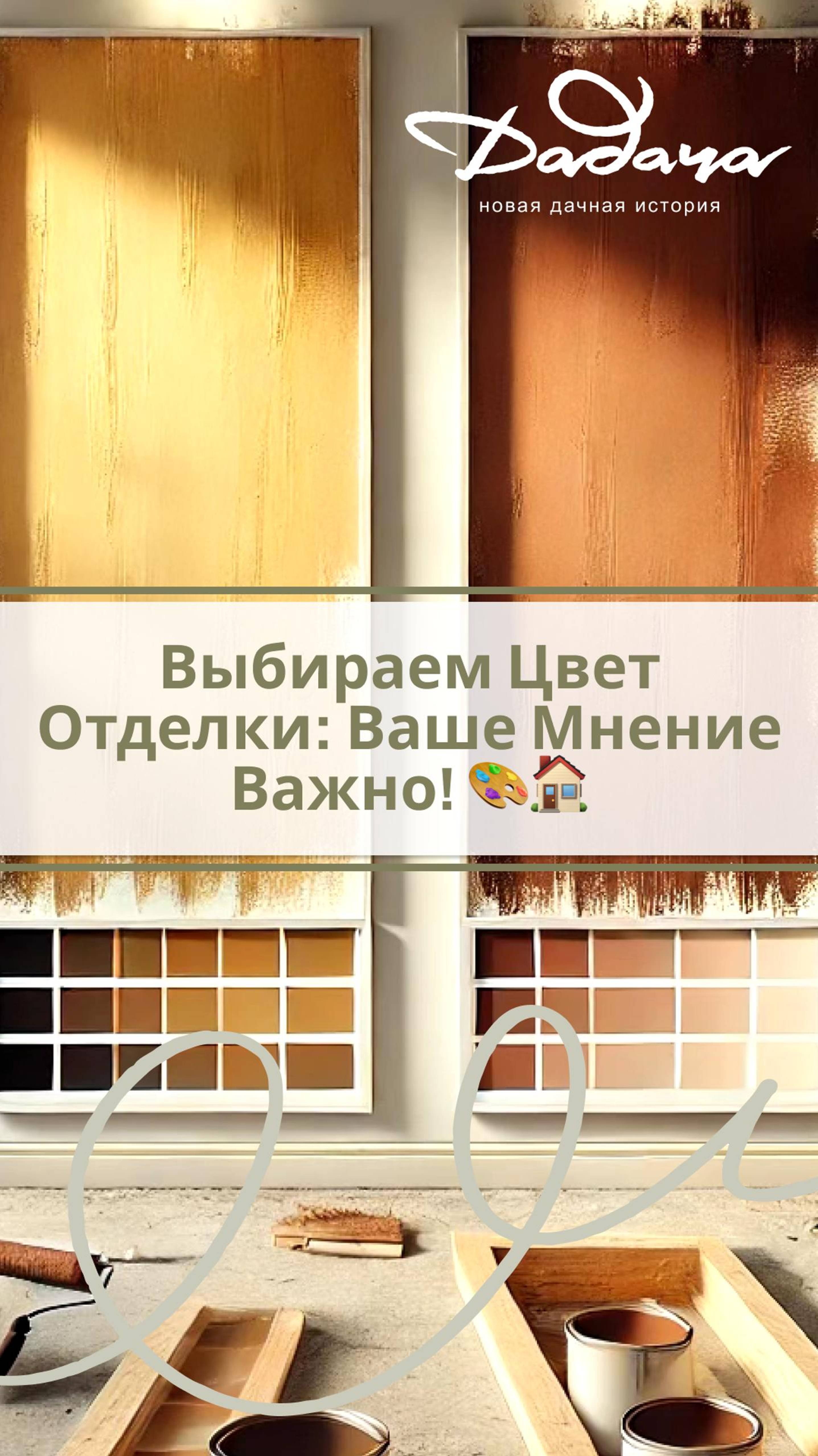 "Выбираем Цвет Отделки: Ваше Мнение Важно! 🎨🏠"