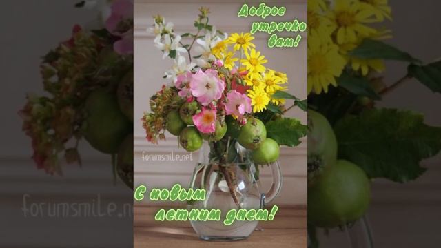 С Добрым утром ☀️ Желаю счастья, радости и добра 💖💖💖 смотреть онлайн