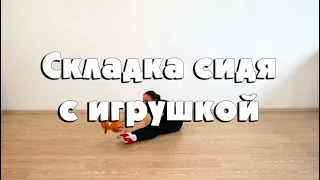 Складка сидя (с игрушкой)