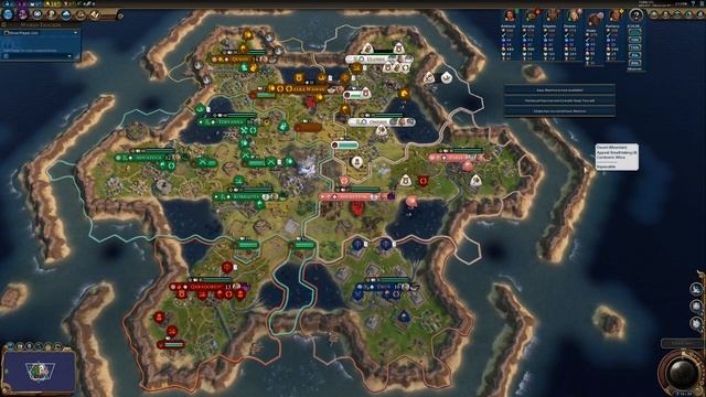 Finally an interesting game! - CIV6: AI ONLY TIMELAPSE смотреть онлайн