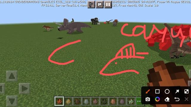 2 мода динозавров Jurassic World в Майнкрафт 1.19.20. PE смотреть онлайн