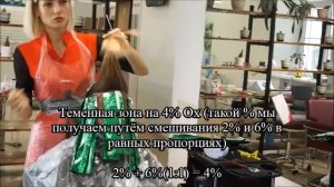 окрашивание в технике #айртач классический #airtouch