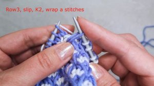 Лучше, чем я ожидала. Теплый двухцветный узор из остатков пряжи. Ленивый жаккард спицами. 279