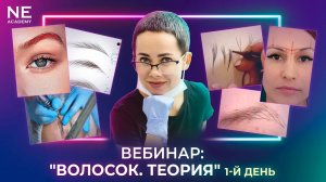 Вебинар: "Волосковая техника татуажа. Теория". День 1