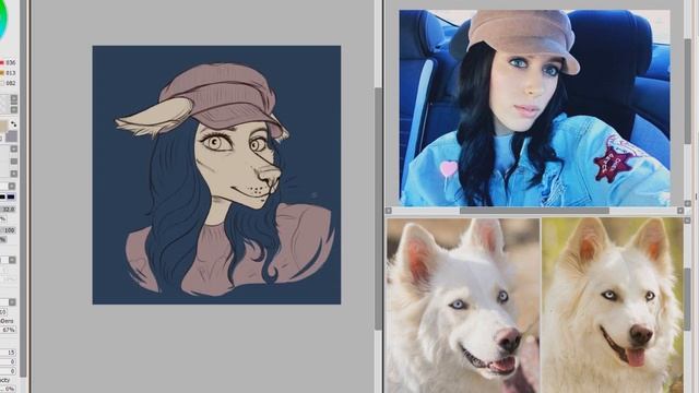 Катя Клэп фурри?! | SPEEDPAINT FURRY KateClapp смотреть онлайн