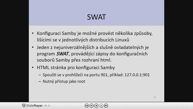 Sítě - Sítě s OS Linux, aplikace SAMBA смотреть онлайн