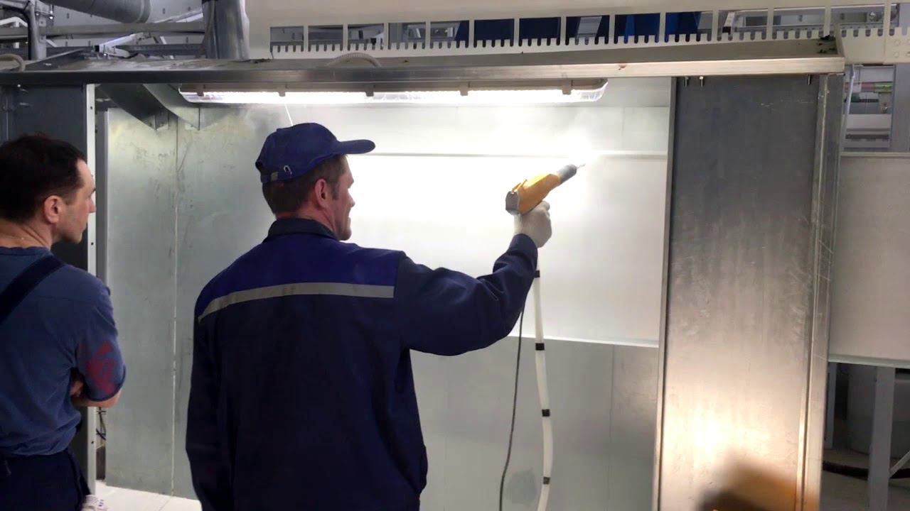 Линия порошковой окраски