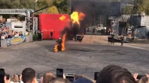 Призрачный гонщик в реальной жизни!