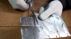 Свисток из жести