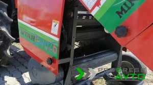 Как работает пресс подборщик смотри наш обзор рулонного японского пресс-подборщика STAR MINI 800