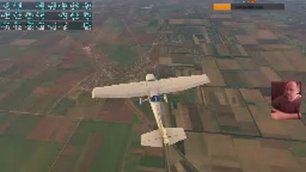 X-Plane 11 Херсон-Николаев UKOH-UKON полёт с фотоподложкой