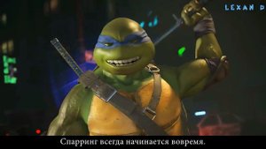 Injustice 2 - Леонардо против Микеланджело - Intros & Clashes (rus)