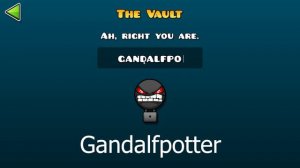 все коды в the vault в geometry dash