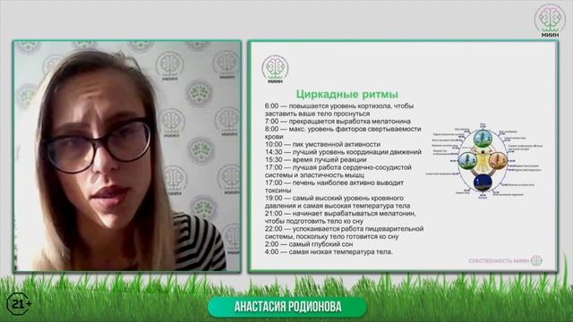 Упадок сил и самочуствие || Ваш сон и нервная система. Циркадные ритмы. смотреть онлайн