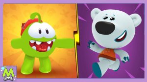 Ми-Ми-Мишки против Ам Няма.Герои Мультиков в Гонках на Скорость.Кто Быстрее