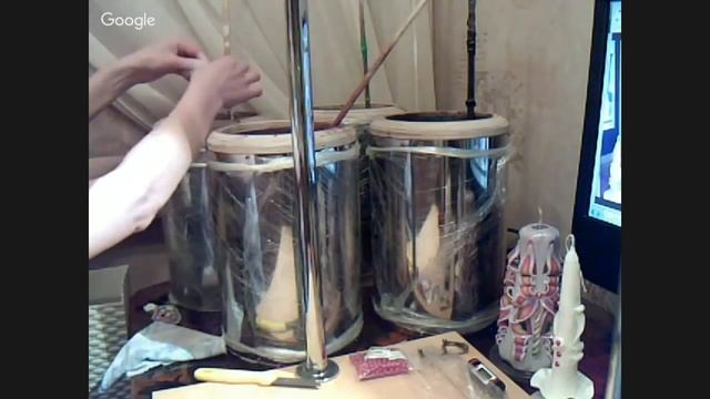 как сделать резную свечу без форм и оборудования? смотреть онлайн