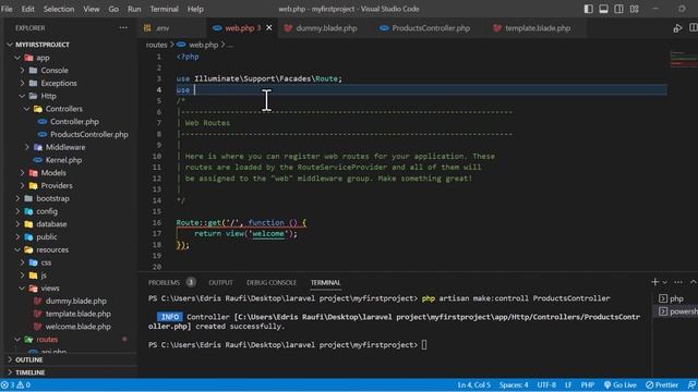 Lesson 4 Basics of Laravel 10 Controller