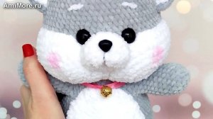 Амигуруми: схема Сиба Ину. Игрушки вязаные крючком - Free crochet patterns.