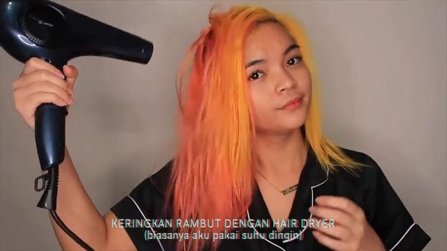 TUTORIAL NGECAT RAMBUT 2 WARNA DIRUMAH | TWO TONE HAIR COLORING