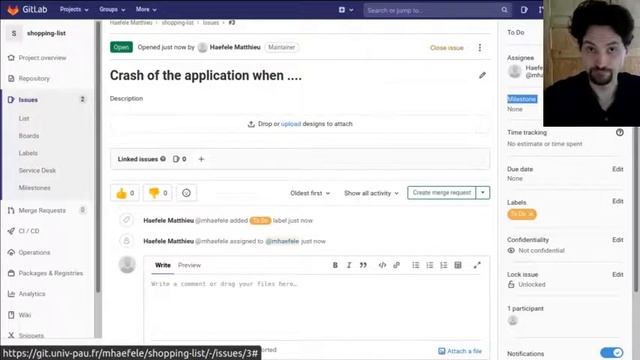Git basics setting and fixing issues on gitlab web interface смотреть онлайн