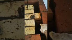 Футеровка топливника каминопечи и установка топочной дверцы