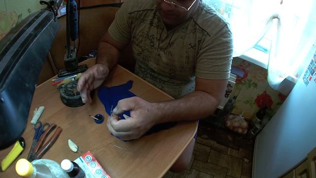 Самодельный воблер от А до Я 4-я серия. Вклейка каркаса , лопасти. смотреть онлайн